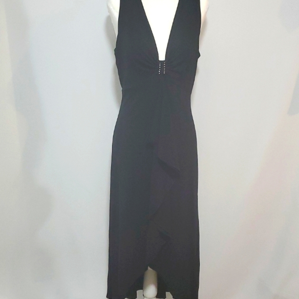 Bisou Bisou Black Sheath Dress Size 10